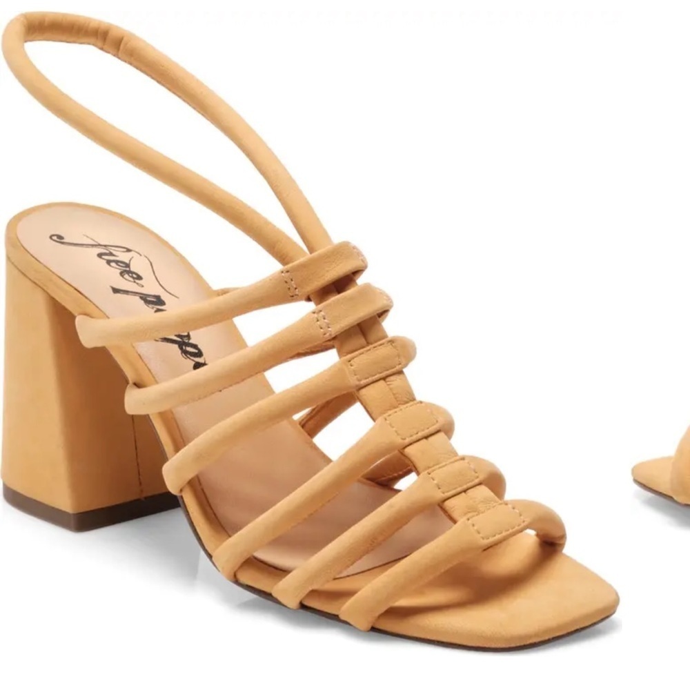 Free People Colette Sandal Hot Orange